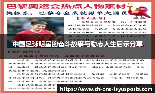 中国足球明星的奋斗故事与励志人生启示分享